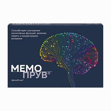 Купить Мемопрув 425 мг 30 шт таблетки покрытые пленочной оболочкой