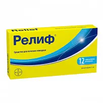 Купить: Релиф 12 шт суппозитории ректальные