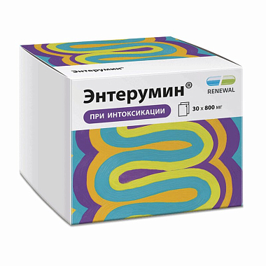 Купить Энтерумин Реневал 800 мг 30 шт порошок для приготовления суспензии для приема внутрь