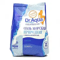Купить: Dr.Aqua 1 кг соль для ванн морская природная