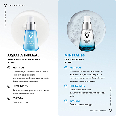 Купить Vichy Aqualia Therma 30 мл сыворотка увлажняющая
