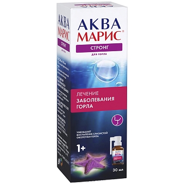 Купить Аква Марис Стронг 30 мл спрей для горла