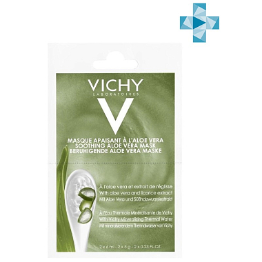 Купить Vichy Purete Thermale маска саше 6мл №2 с алоэ восстанавливающая