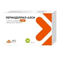 Купить: Периндоприл-Алси 4 мг 30 шт таблетки