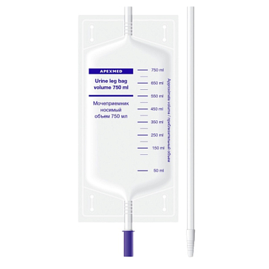 Купить Apexmed 750 мл 50 см 1 шт мочеприемник