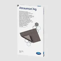 Купить: Atrauman Ag 10 см x 20 см 3 шт повязка мазевая с серебром
