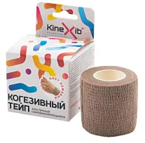 Купить: Kinexib 5 см х 4,5 м бинт эластичный самофиксирующийся бежевый