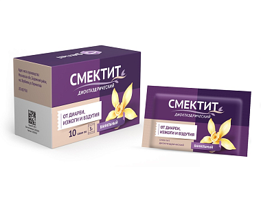 Купить Смектит Диоктаэдрический 3 г 10 шт порошок для приготовления суспензии для приема внутрь ваниль