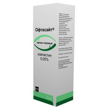 Купить Офтасайт 0,05% 10 мл капли глазные флакон-капельница