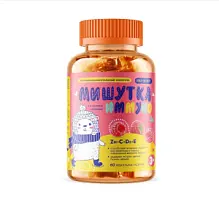 Купить: Multiforte Мишутка Иммуно Zn+C+D3+ 60 шт мармелад жевательный малина