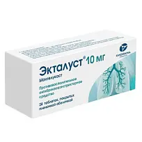 Купить: Экталуст 1 мг 28 шт таблетки покрытые пленочной оболочкой