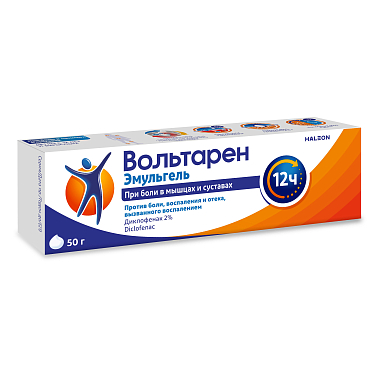 Купить Вольтарен Эмульгель 2 % 50 г гель для наружного применения