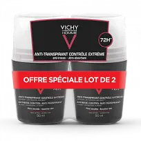 Купить: Vichy Homme дезодорант-антиперспирант 72 ч против избыточного потоотделения 50мл, 2 шт