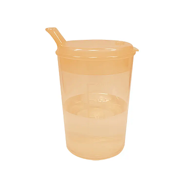 Купить Крейт 28678 стакан-поильник для взрослых 200 мл с крышкой-носиком оранжевый