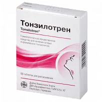 Купить: Тонзилотрен 60 шт таблетки
