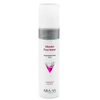 Купить: Aravia Professional Micellar Pure Water 250 мл мицеллярная вода 3в1 с экстрактом готу кола
