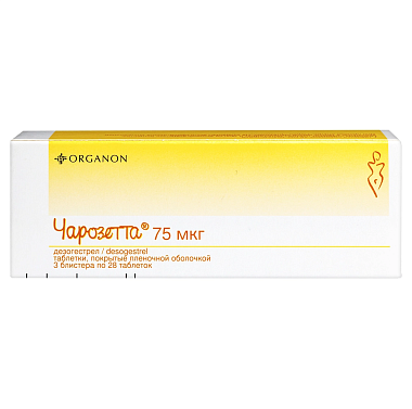 Купить Чарозетта 75 мкг 84 шт таблетки покрытые пленочной оболочкой