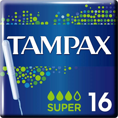 Купить Tampax Super 16 шт тампоны