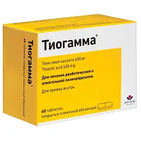 Купить: Тиогамма 600 мг 60 шт таблетки покрытые пленочной оболочкой