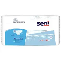 Купить: Seni Super подгузники 30 шт размер L 6 капель