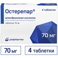Купить: Остерепар 70 мг 4 шт таблетки