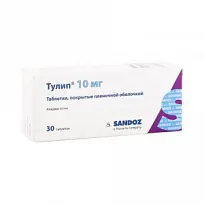 Купить: Тулип 10 мг 30 шт таблетки покрытые пленочной оболочкой