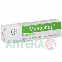Купить: Микоспор 1% 15 г крем для наружного применения