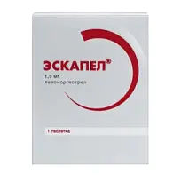 Купить: Эскапел 1,5 мг 1 шт таблетки