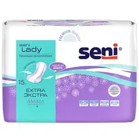Купить: Seni Lady Extra 15 шт  прокладки урологические 4 капли
