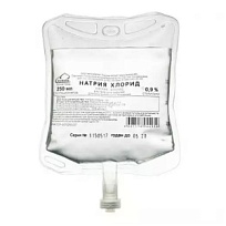Купить: Натрия Хлорид  раствор д/инф 0,9% 250мл №28