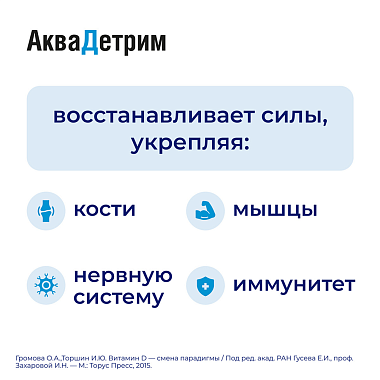 Купить Аквадетрим 15000 МЕ/мл 30 мл капли для приема внутрь