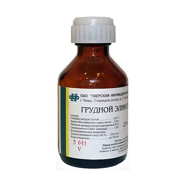 Купить Грудной эликсир 25 мл раствор для приема внутрь флакон