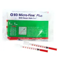 Купить: BD Micro-Fine Plus U-40 1 мл 10 шт шприц инсулиновый одноразовый 3-х компонентный игла 30G (0,3 мм х 8,0 мм)