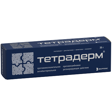 Купить Тетрадерм 30 г крем для наружного применения