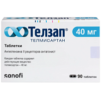 Купить: Телзап 40 мг 90 шт таблетки