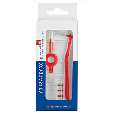 Купить Curaprox Prime Start CPS07 5 шт ершики межзубные + держатель UHS409 и UHS470