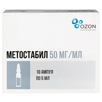 Купить: Метостабил 50 мг/мл 5 мл 10 шт раствор для внутривенного и внутримышечного введения