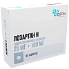 Купить Лозартан Н 25 мг + 100 мг 90 шт таблетки покрытые пленочной оболочкой