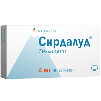 Купить: Сирдалуд 4 мг 30 шт таблетки