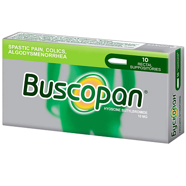 Купить Бускопан 10 мг 10 шт суппозитории ректальные