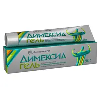 Купить: Димексид 25 % 50 г гель туба