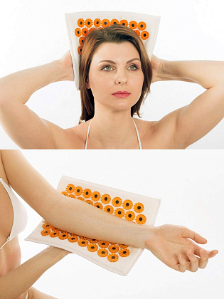 Купить Иппликатор Тибетски 1 шт магнитный на мягкой подложке желтый