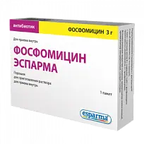 Купить: Фосфомицин Эспарма 3 г 1 шт порошок для приготовления раствора для приема внутрь