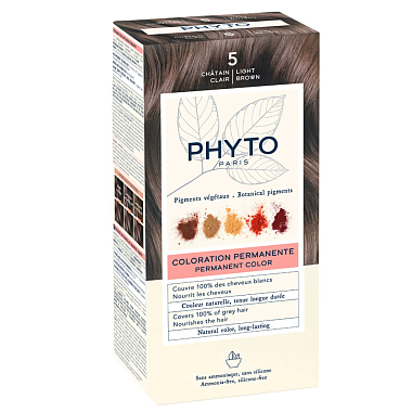 Купить Phyto color №5 (светлый шатен) краска для волос