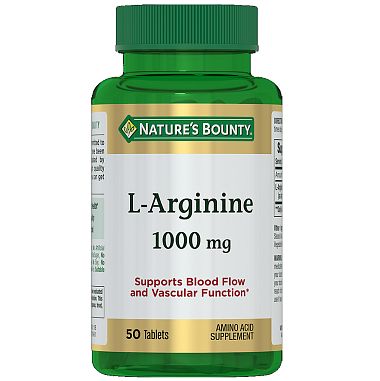 Купить Nature's Bounty L-Аргинин 1000 мг 50 шт капсулы