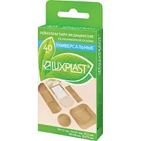 Купить: Luxplast 5 шт пластырь универсальный на нетканой основе 5 видов размер 40