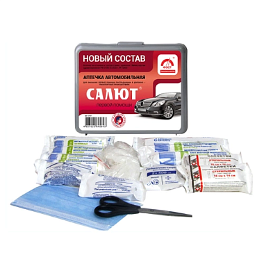 Купить Фэст аптечка первой помощи автомобильная Салют футляр 2ПМ