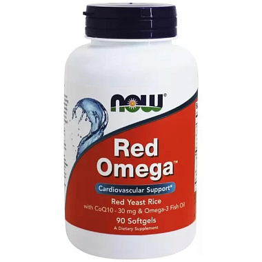Купить Now Red Omega Красная Омега 90 шт желатиновые капсулы