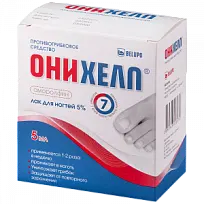 Купить: Онихелп 5 % 5 мл лак для ногтей флакон
