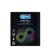 Купить: Durex Infinity 3 шт презервативы с анестетиком